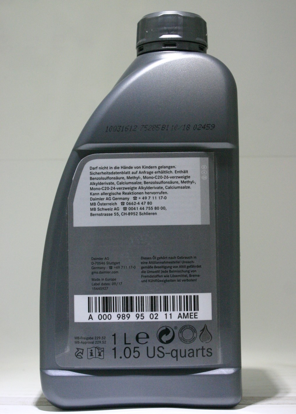 Benz Syn 229.52 5W-30